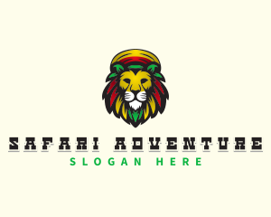 Lion Rasta Safari logo design