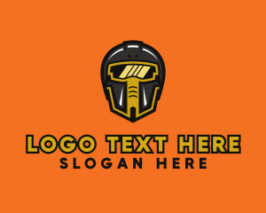 Techno - Gaming Clan Esports Helmet logo design