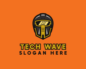 Techno - Gaming Clan Esports Helmet logo design