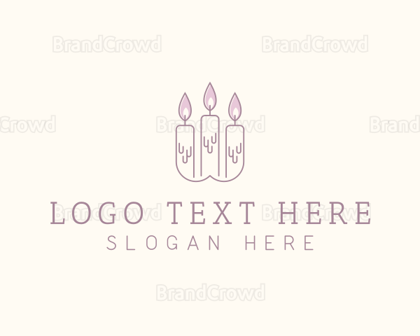 Candlelight Wax Candle Logo