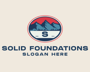 Mountain Forest Hiking Logo