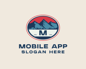 Mountain Forest Hiking Logo