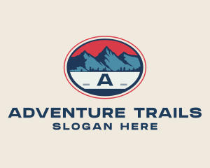 Mountain Peak Hiking logo design