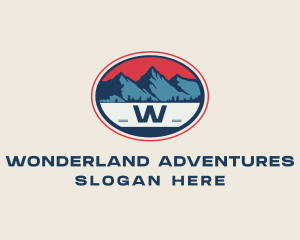 Mountain Peak Hiking logo design