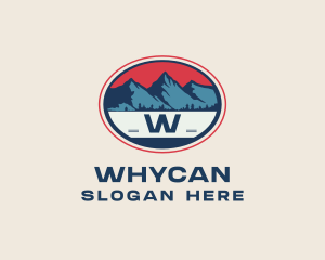 Tourist - Mountain Forest Hiking logo design