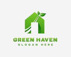 Eco Nature Home logo design