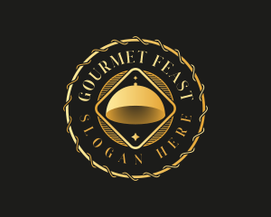 Cloche Gourmet Diner logo design