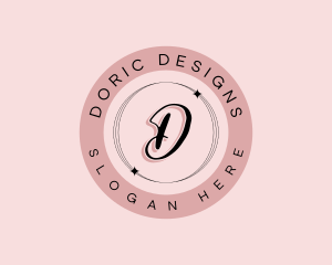 Elegant Cosmic Beauty logo design