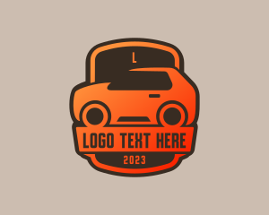 Driving - Gradient Car Vehicle logo design