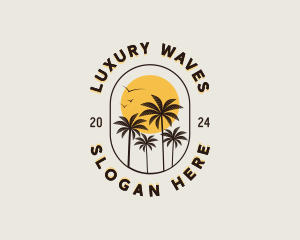 Summer Beach Resort logo design