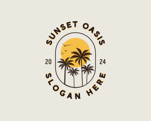 Summer Beach Resort logo design