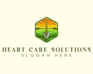 Shovel Lawn Landscaping logo design