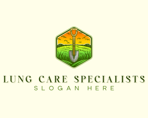 Shovel Lawn Landscaping logo design