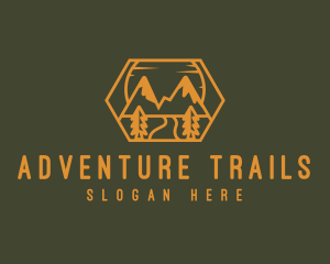 Mountain Forest Camp logo design