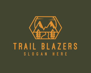 Mountain Forest Camp logo design