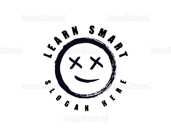 Graffiti Smiley Face Logo