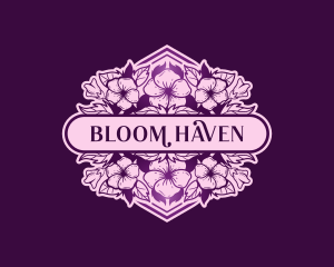 Bloom Flower Garden logo design