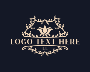 Luxury - Floral Wedding Boutique logo design