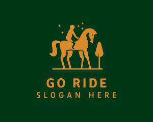 Horse Riding Equestrian  logo design