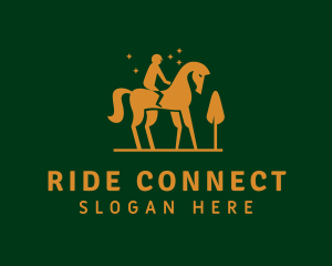 Horse Riding Equestrian  logo design