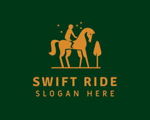 Horse Riding Equestrian  logo design
