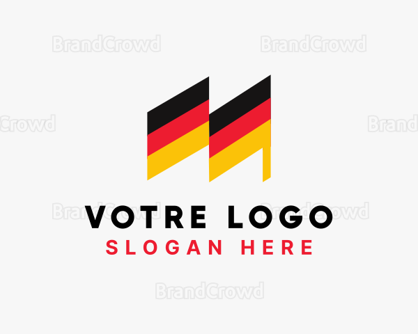 German Patriot Letter M Logo