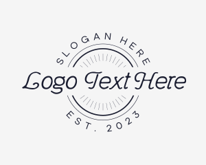 Old School - Hipster Company Business logo design