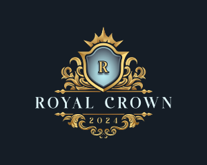 Royal Crown Crest logo design