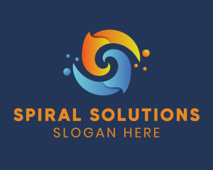 Spiral - Spiral Liquid Flame logo design