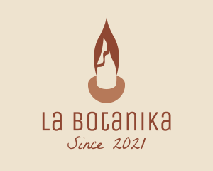 Spiritual - Bohemian Candle Decor logo design