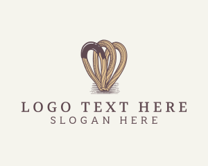 Spain - Sweet Churros Dessert logo design