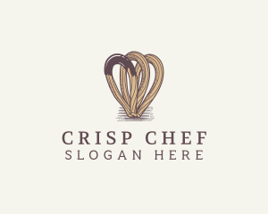 Sweet Churros Dessert logo design