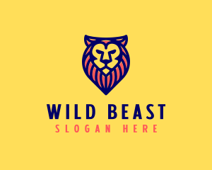 Wild Lion Safari logo design