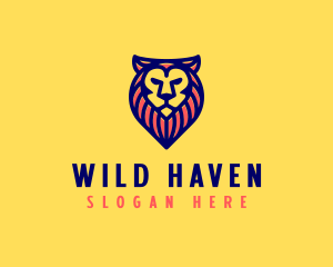 Wild Lion Safari logo design