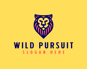 Wild Lion Safari logo design