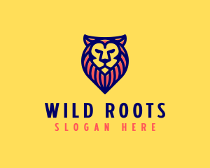 Wild Lion Safari logo design