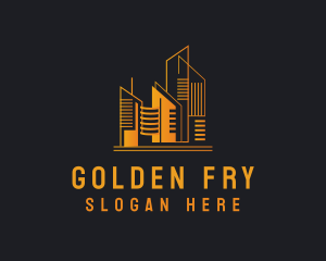 Golden Building Realtor logo design