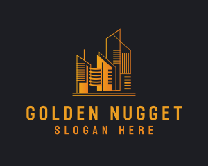 Golden Building Realtor logo design