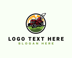 Equipment - Lawn Mower Gardening logo design