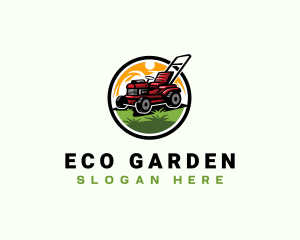 Greenery - Lawn Mower Gardening logo design