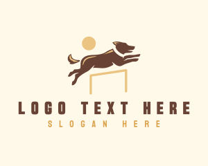 Dog Training Hurdle logo design