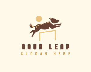 Dog Training Hurdle logo design