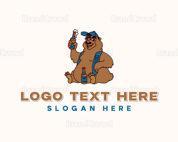 Bear Beer Pub Logo