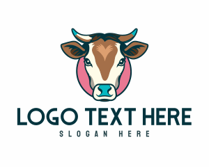 Wagyu - Colorful Dairy Cow logo design