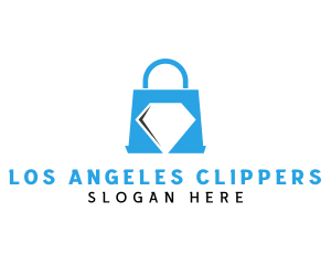 Diamond Shopping Bag Logo