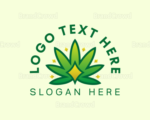 Premium Marijuana Leaf Logo