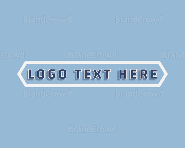 Generic Minimalist Banner Logo