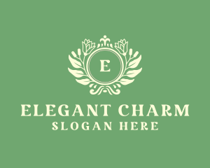 Elegant Flower Garden logo design