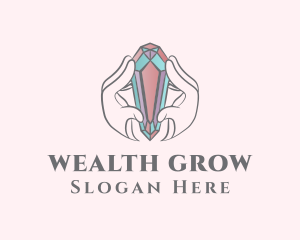 Diamond Hands Jewelry logo design