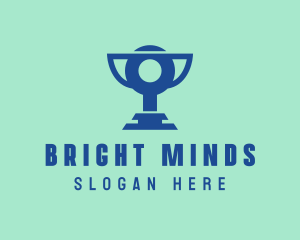 Digital Blue Trophy Logo